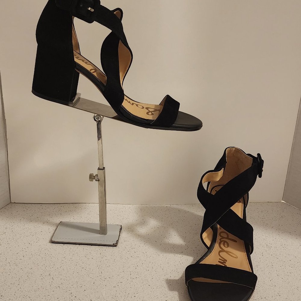 Sam Edelman black suede heels